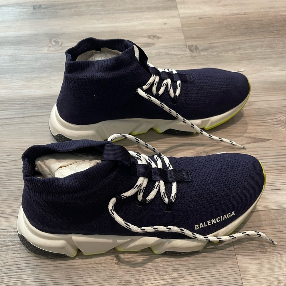 Balenciaga Cloth Lace Ups Shoes